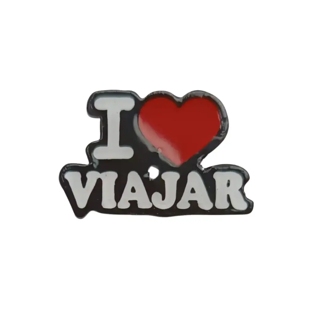 Pin Metálico I Love Viajar