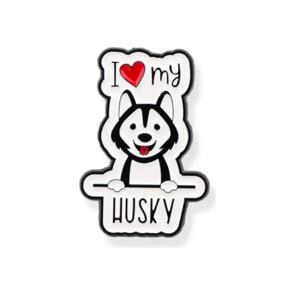 Pin Metálico I Love Husky