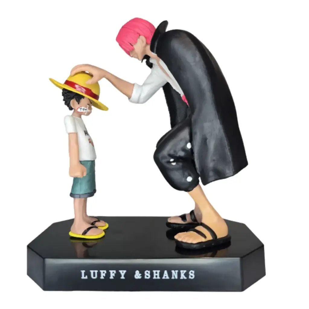Figura Luffy y Shanks - One Piece