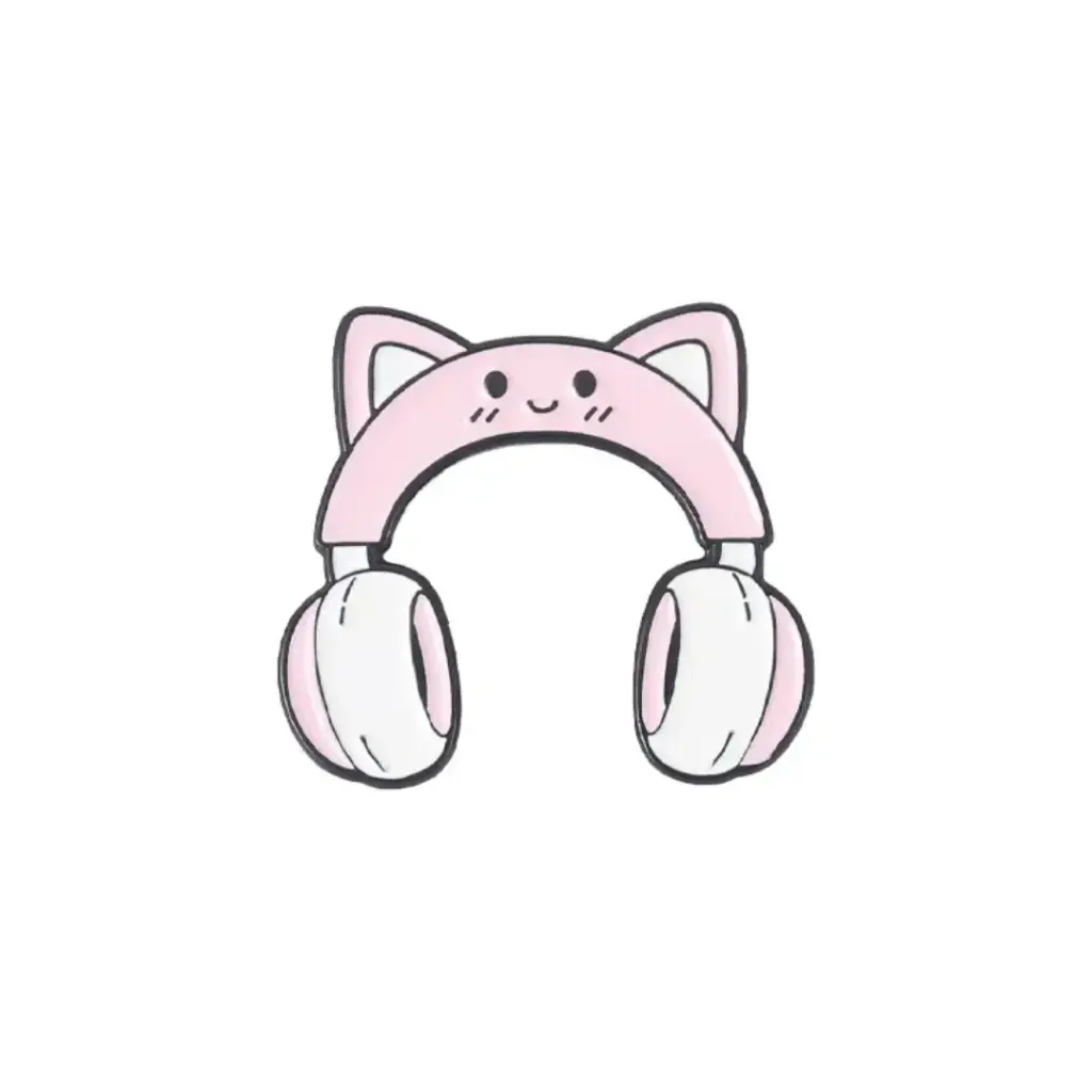 Pin Metálico Audífonos