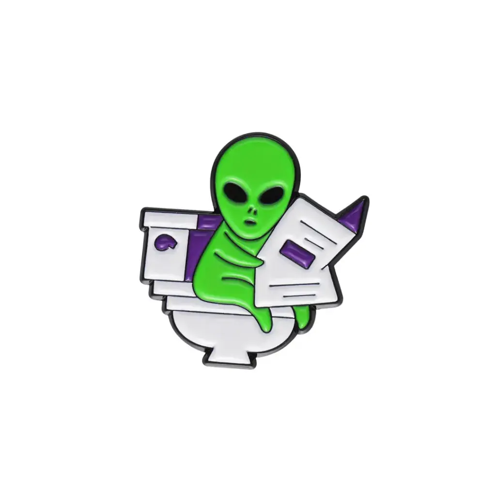 Pin Metálico Extraterrestre