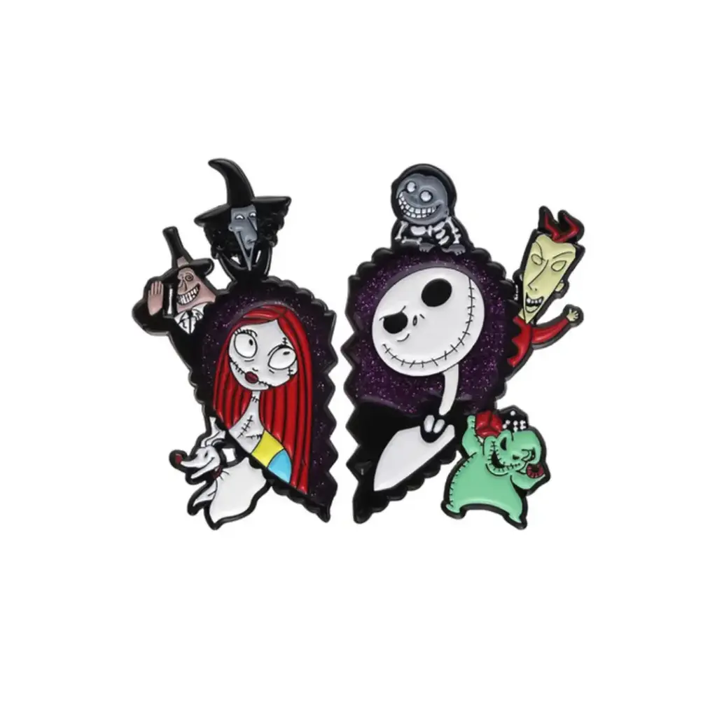 Pin Metálico Pareja Jack y Sally