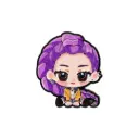 Pin Metálico Rumi - Las guerreras K-POP