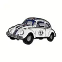 Pin Metálico Herbie a toda marcha
