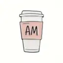 Pin Metálico Vaso de Café AM