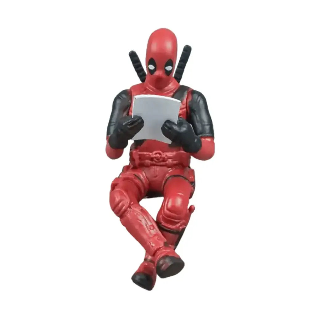 Figura Coleccionable Deadpool leyendo