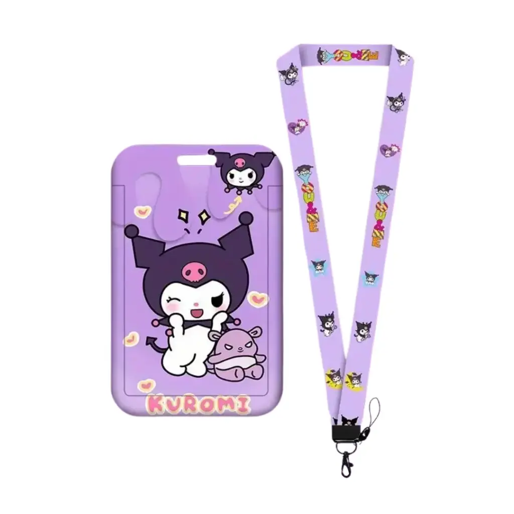 Porta Carnet Sanrio Kuromi