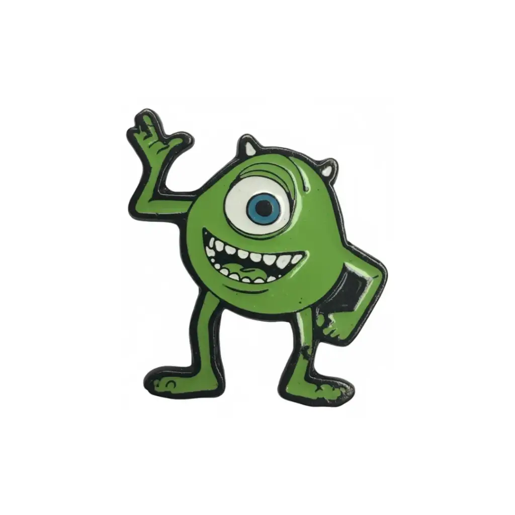 Pin Metálico Mike Wazowski