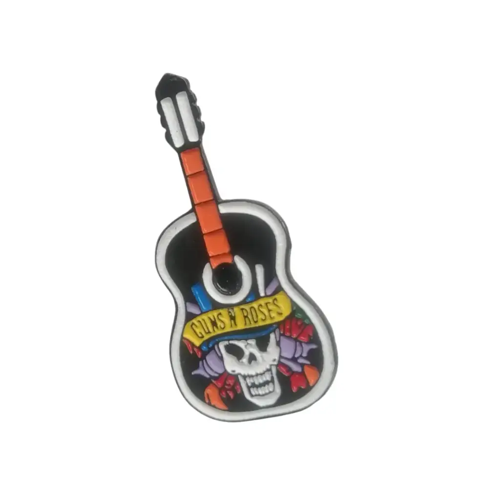 Pin Metalico Guitarra Guns And Roses