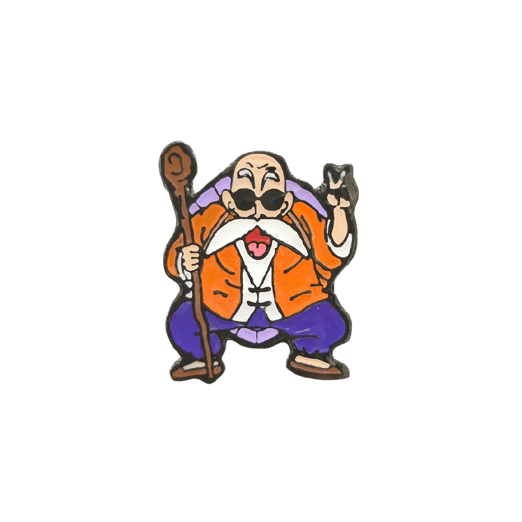 Pin Metálico Maestro Roshi - Dragon Ball Z
