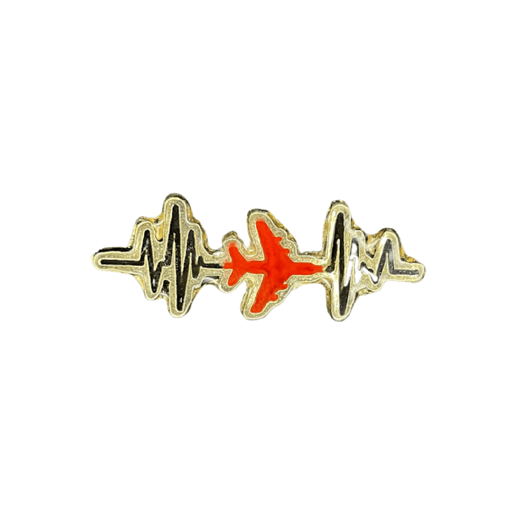 Pin Metálico ECG Avión