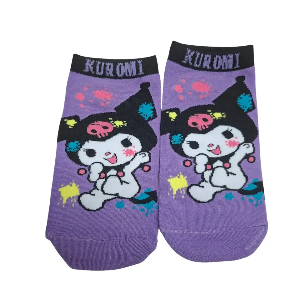 [FS3130009] Medias Tobilleras Sanrio Kuromi