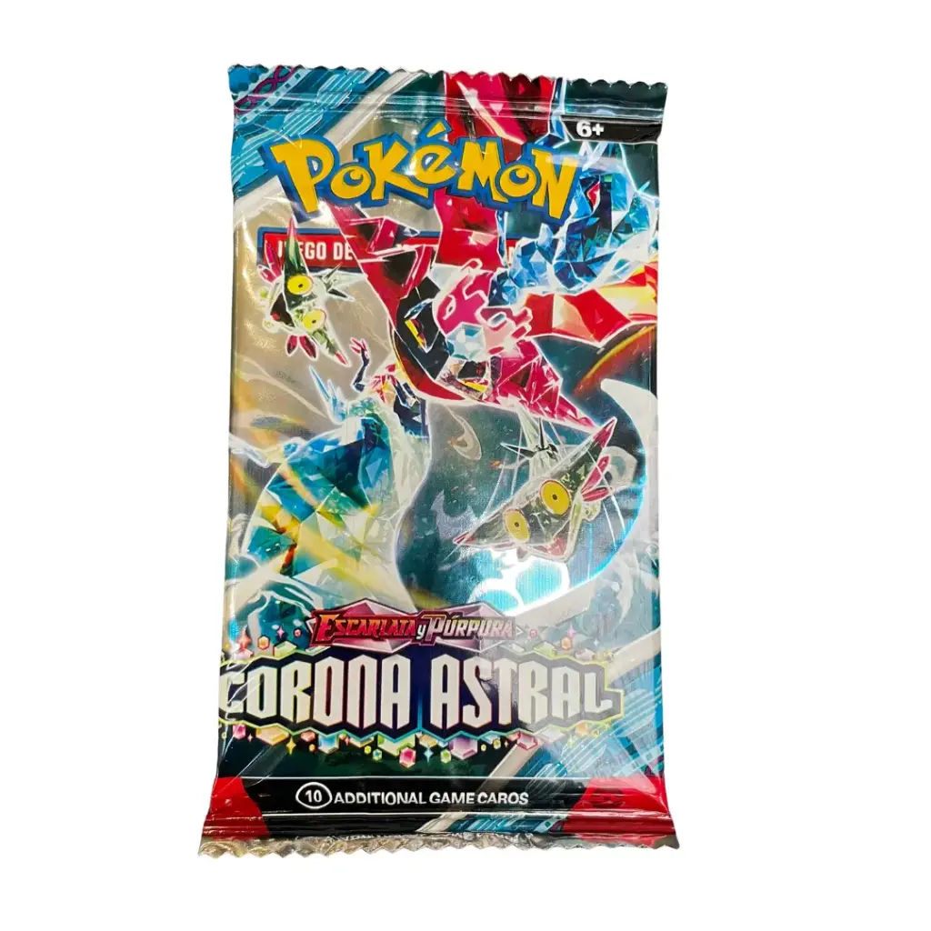 Sobre Cartas Pokémon Corona Astral x 10 unidades