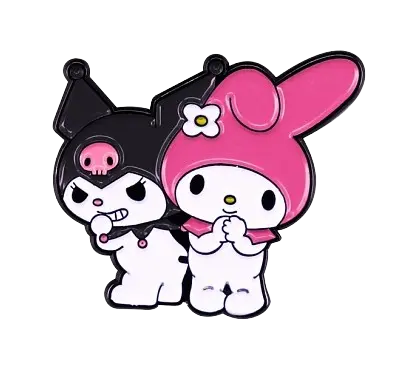 Pin Metalico Sanrio Kuromi - My Melody