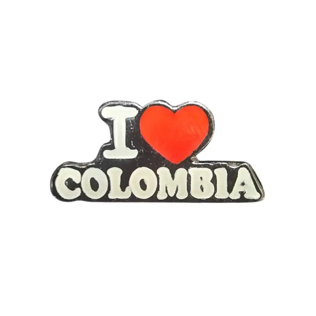 Pin Metalico I Love Colombia
