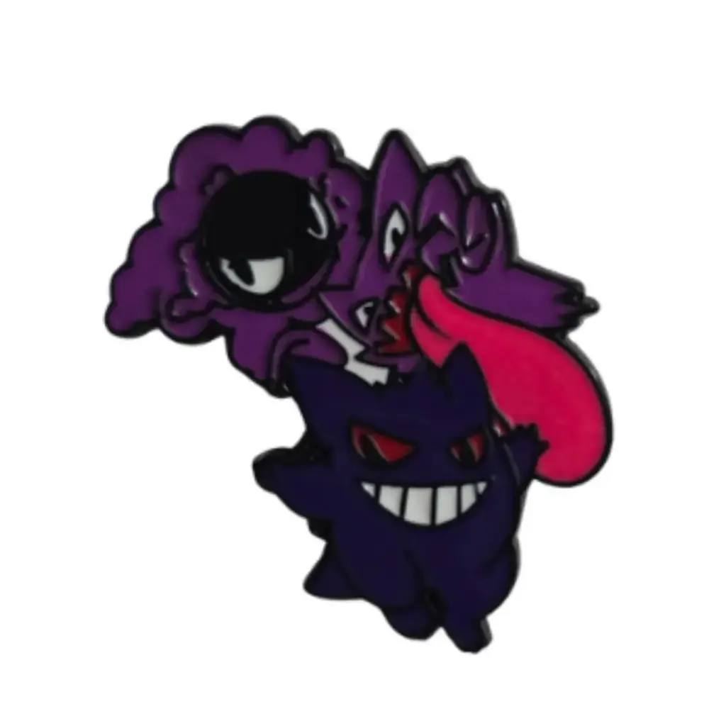 Pin Metalico Gastly, Haunter y Gengar - Pokémon