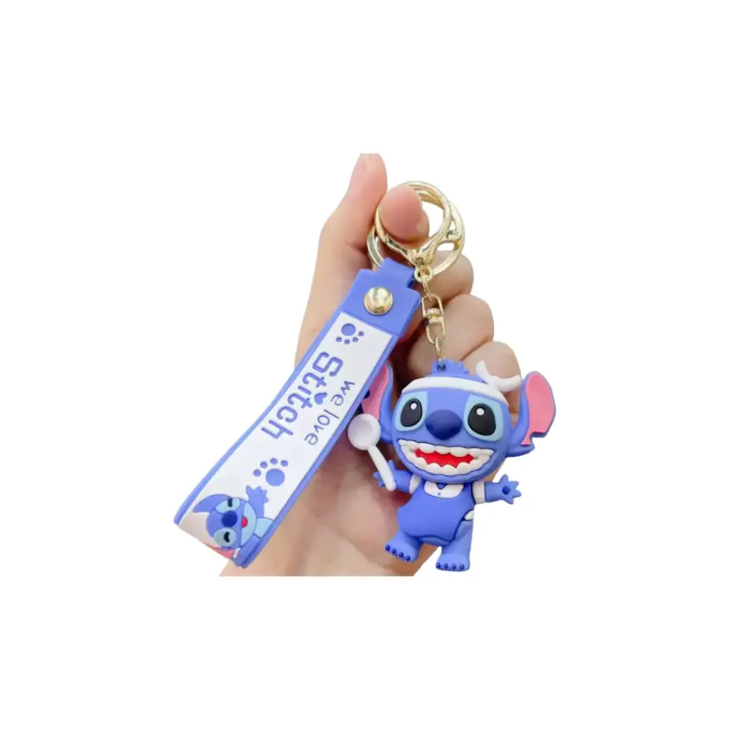Llavero de goma Stitch Cocinero