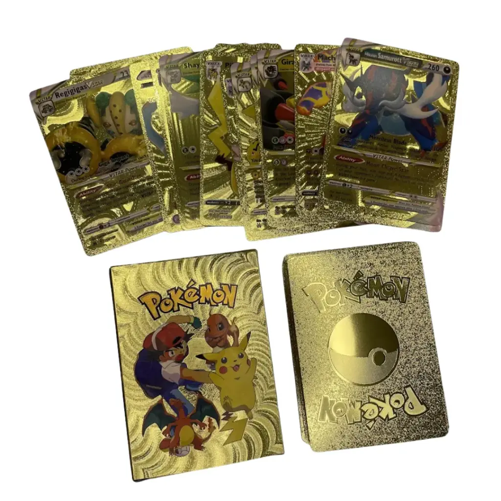 Caja Cartas Pokémon Doradas x 54 unidades