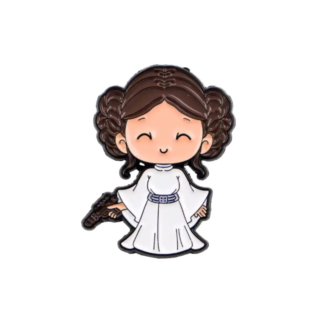 Pin Metálico Princesa Leia- Star Wars