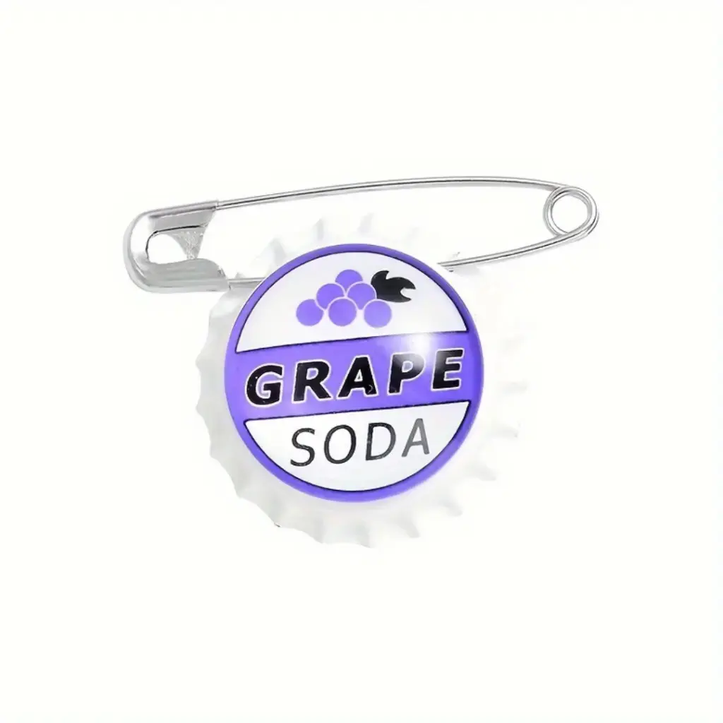 Pin Metalico Grape Soda - UP (Borde Blanco)