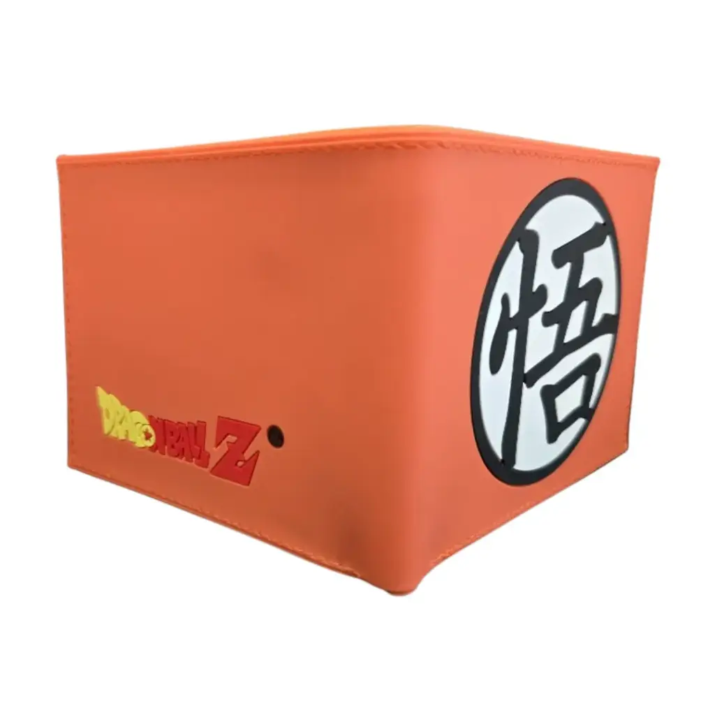 Billetera de goma naranja Dragón Ball Z