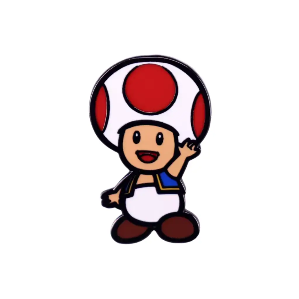 Pin Metalico Toad - Mario Bros