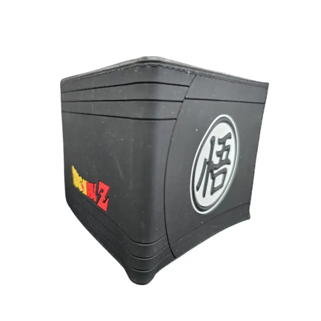 Billetera de goma negra Dragon Ball Z