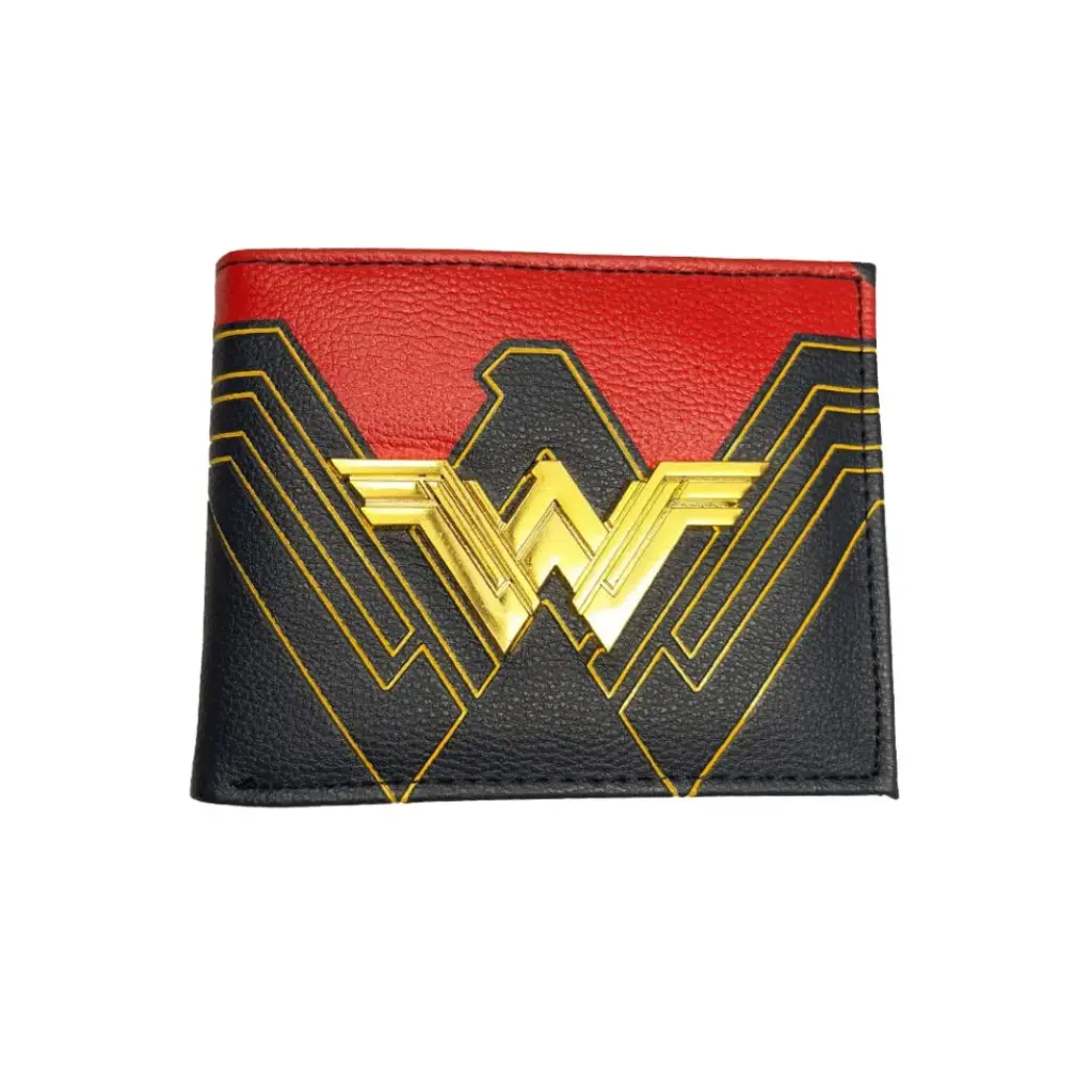 Billetera Mujer Maravilla Logo Metálico