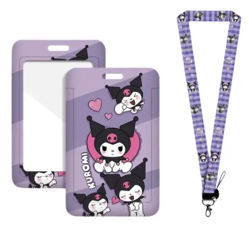 [4000007] Porta Carnet Sanrio Kuromi