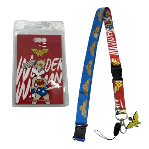 [4000021] Porta Carnet Warner Bros - Mujer Maravilla