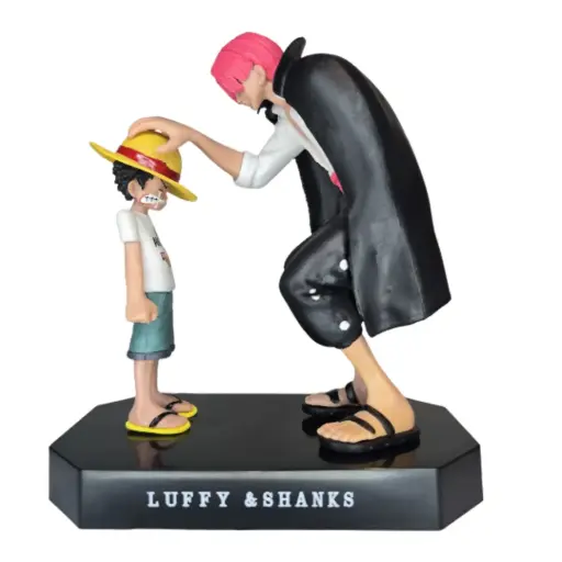 [1022007] Figura Luffy y Shanks - One Piece