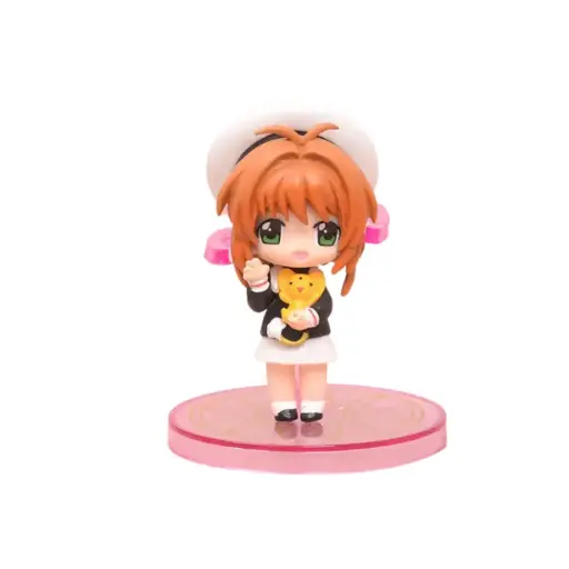 [1023038] Figura Sakura con Uniforme Escolar y Kero – Sakura Card Captor