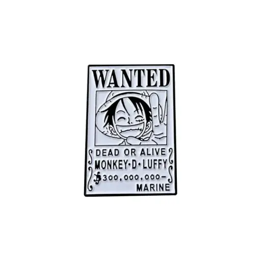 [2022013] Pin Metálico Wanted Luffy  - One Piece