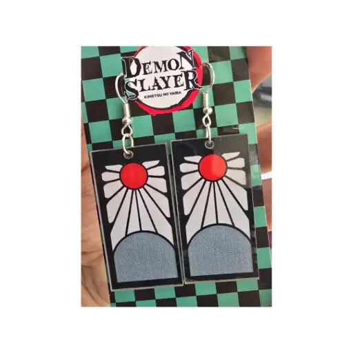 Aretes Tanjiro - Demon Slayer