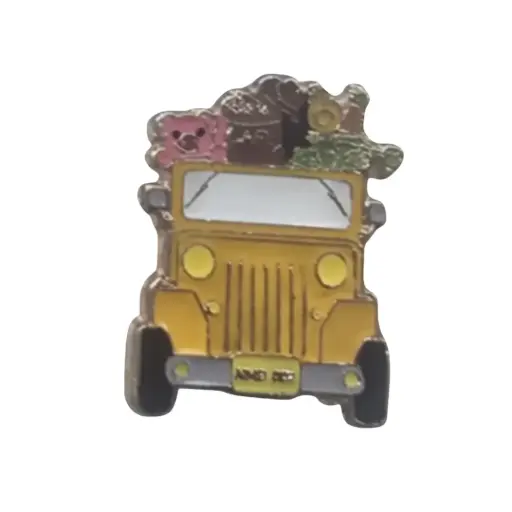 [2030018] Pin Metalico Jeep Amarillo