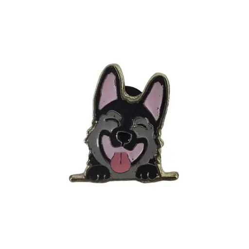[2030075] Pin Metálico Perro Pastor