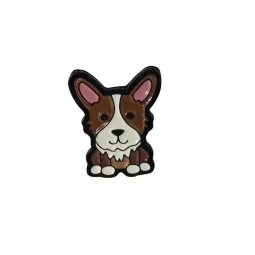 [2030084] Pin Metálico Perro Corgi