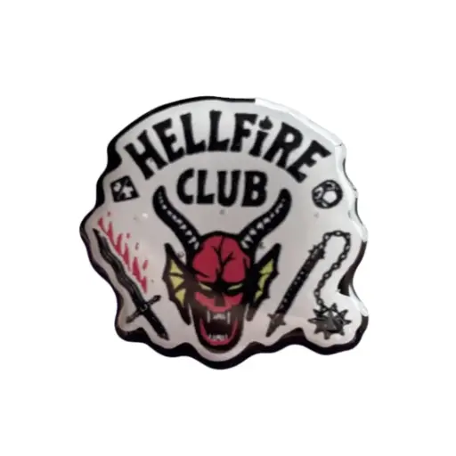 [2123018] Pin Resinado Hellfire Club - Stranger Things