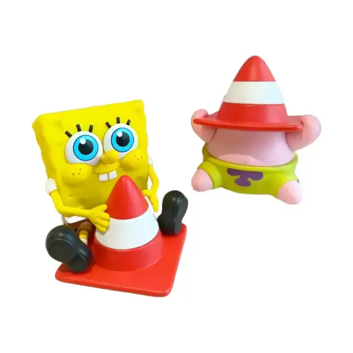  Figura Bob Espoja y Patricio conos