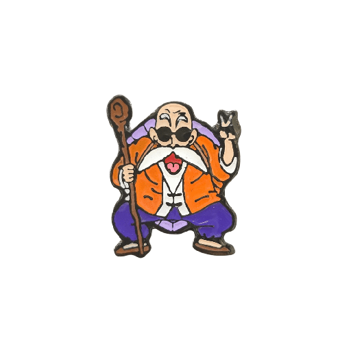 [2016008] Pin Metálico Maestro Roshi - Dragon Ball Z