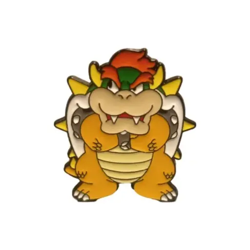 [2018004] Pin Metalico Bowser - Mario Bros
