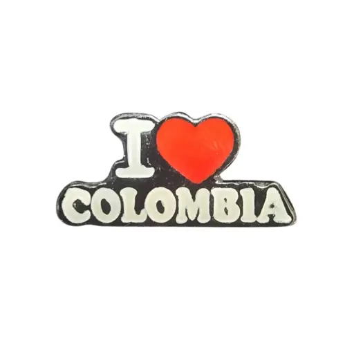[2030004] Pin Metalico I Love Colombia