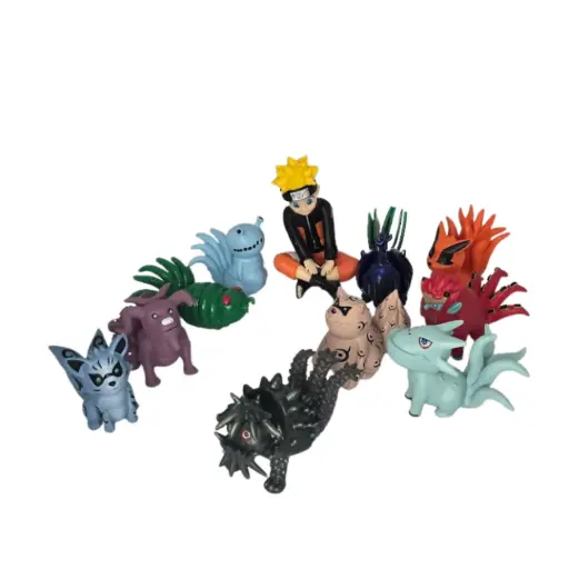 Figuras Naruto Y 10 Bestias De Cola - Naruto