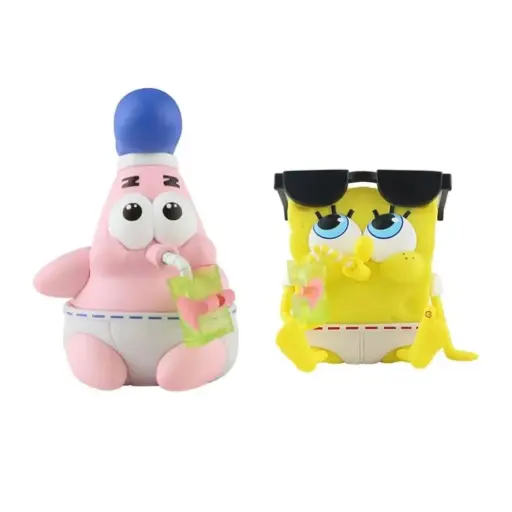  Figura Bob Espoja y Patricio bebidas