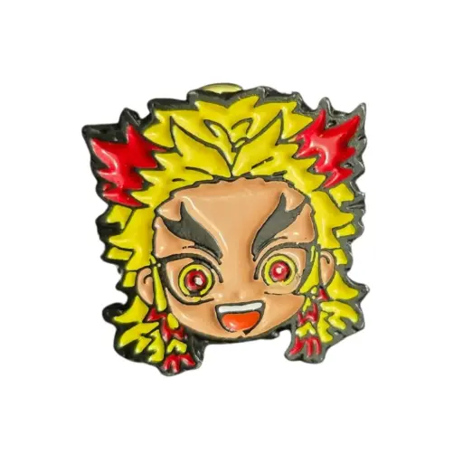 [2000074] Pin Metalico Rengoku  - Demon Slayer