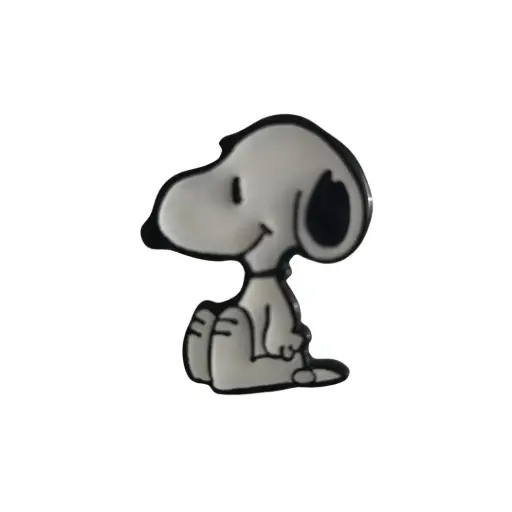 [2026007] Pin Metalico Snoopy Sentado