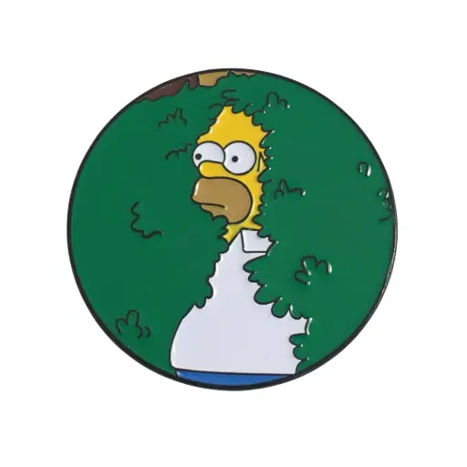 [2012008] Pin Metalico Homero arbusto - Los Simpson