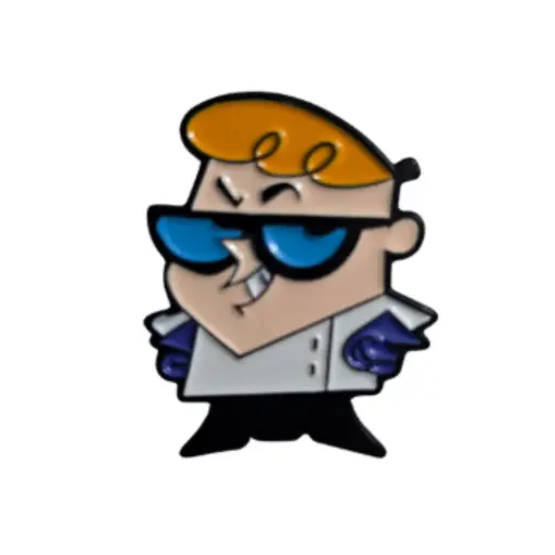 [2023020] Pin Metalico Dexter - Cartoon Network