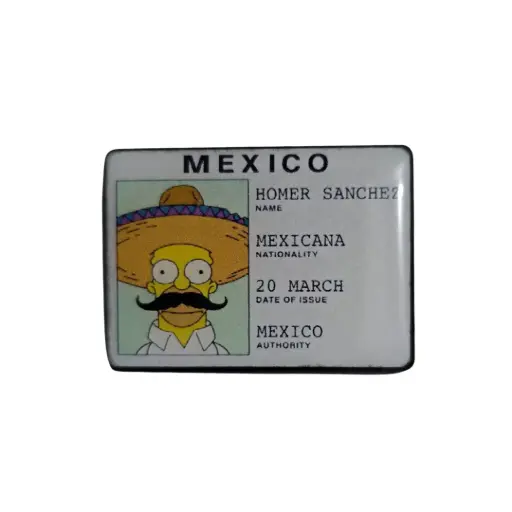 [2112001] Pin Resinado Homero - Los Simpson
