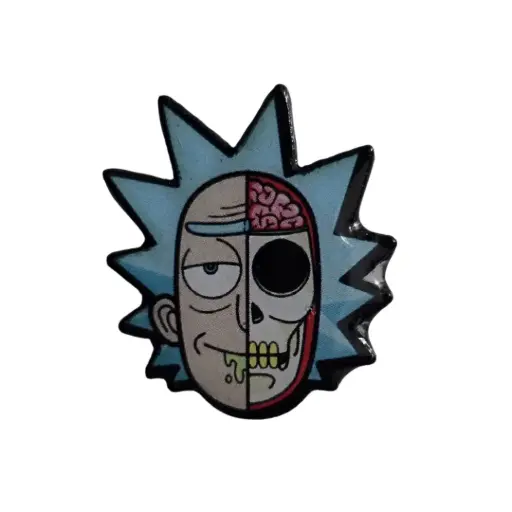 [2123016] Pin Resinado Rick y Morty